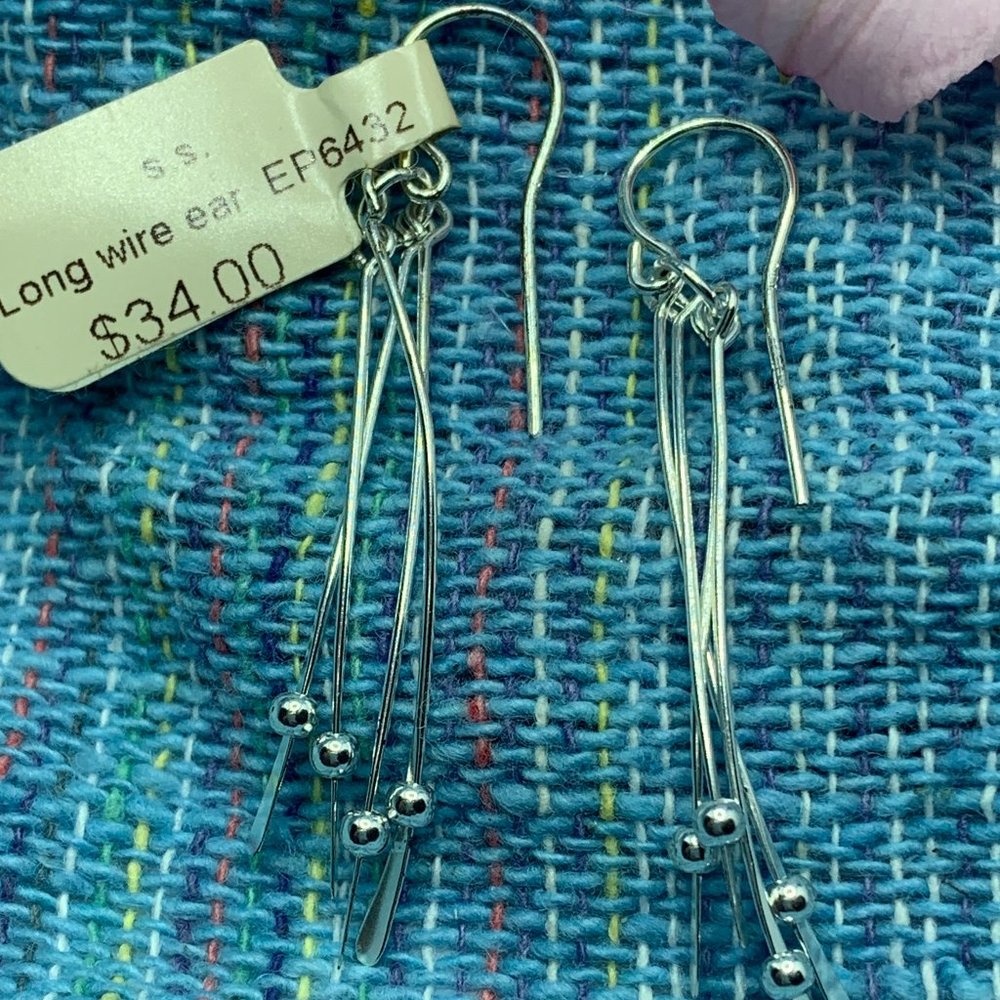 Sterling Silver Earrings - Picture 2 of 4